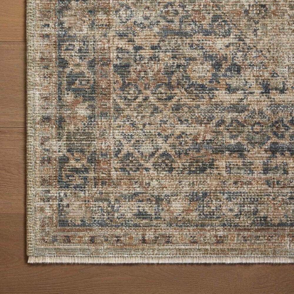 Loloi Heritage 2&#39; x 3&#39; Sage and Navy Area Rug, , large