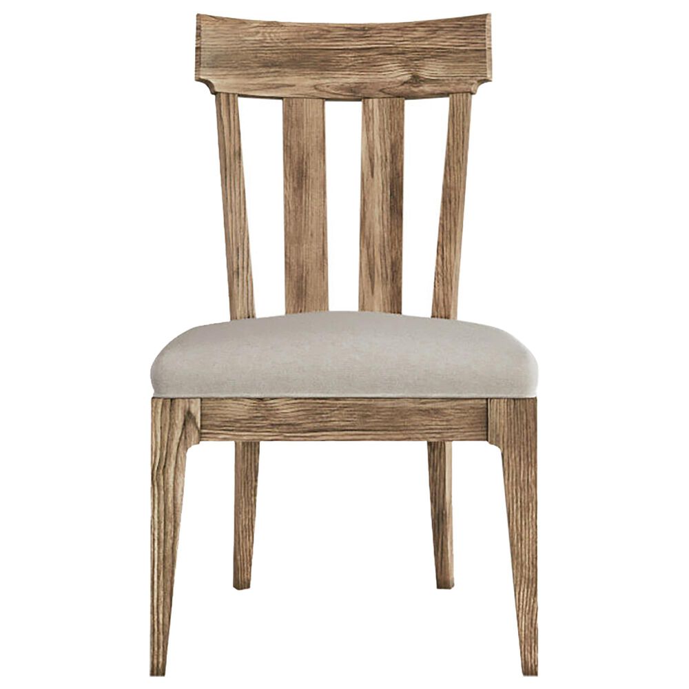 Vantage Passage Slat Back Side Chair in Light Oak, , large