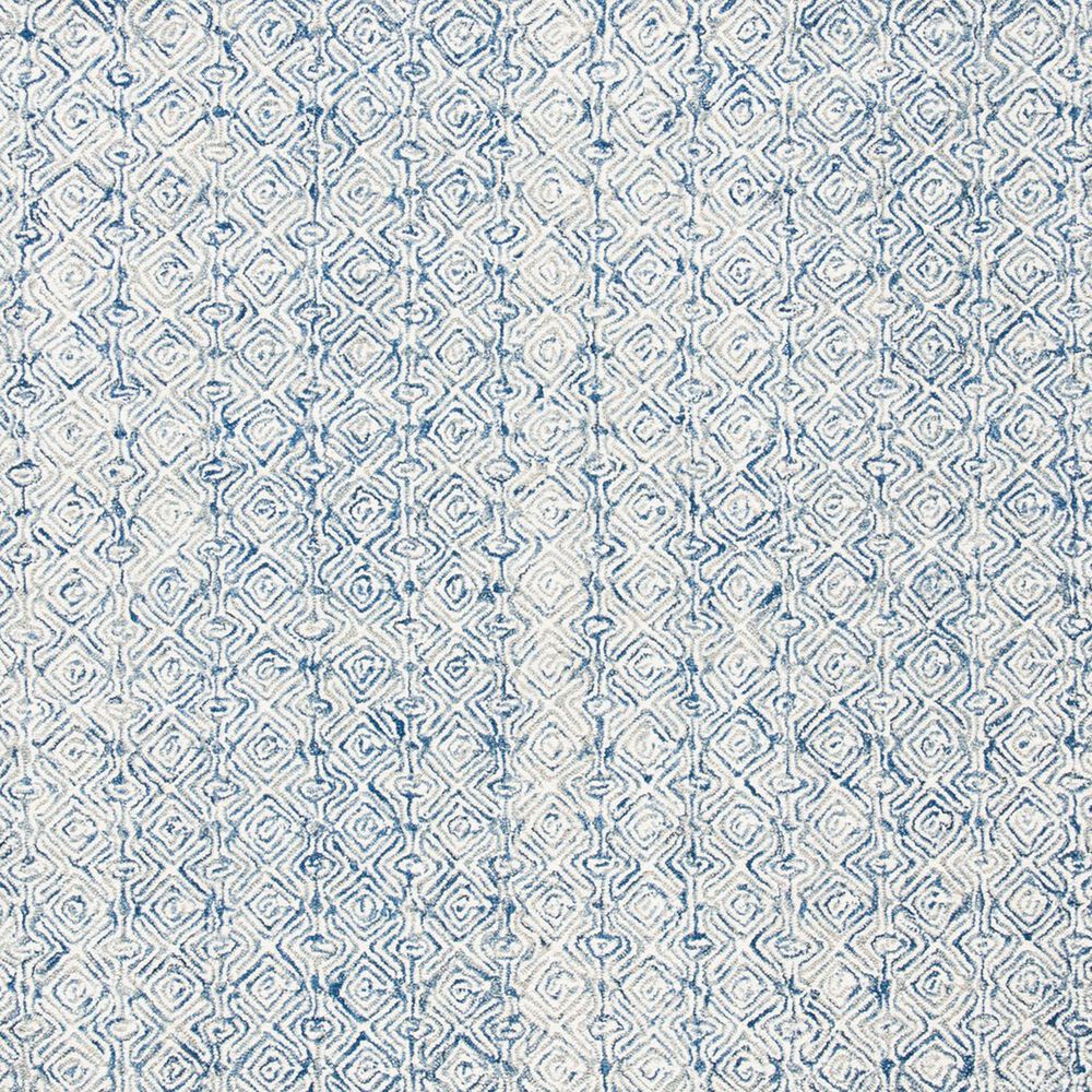 Safavieh Micro-Loop MLP526N 5&#39; Round Navy and Ivory Area Rug, , large