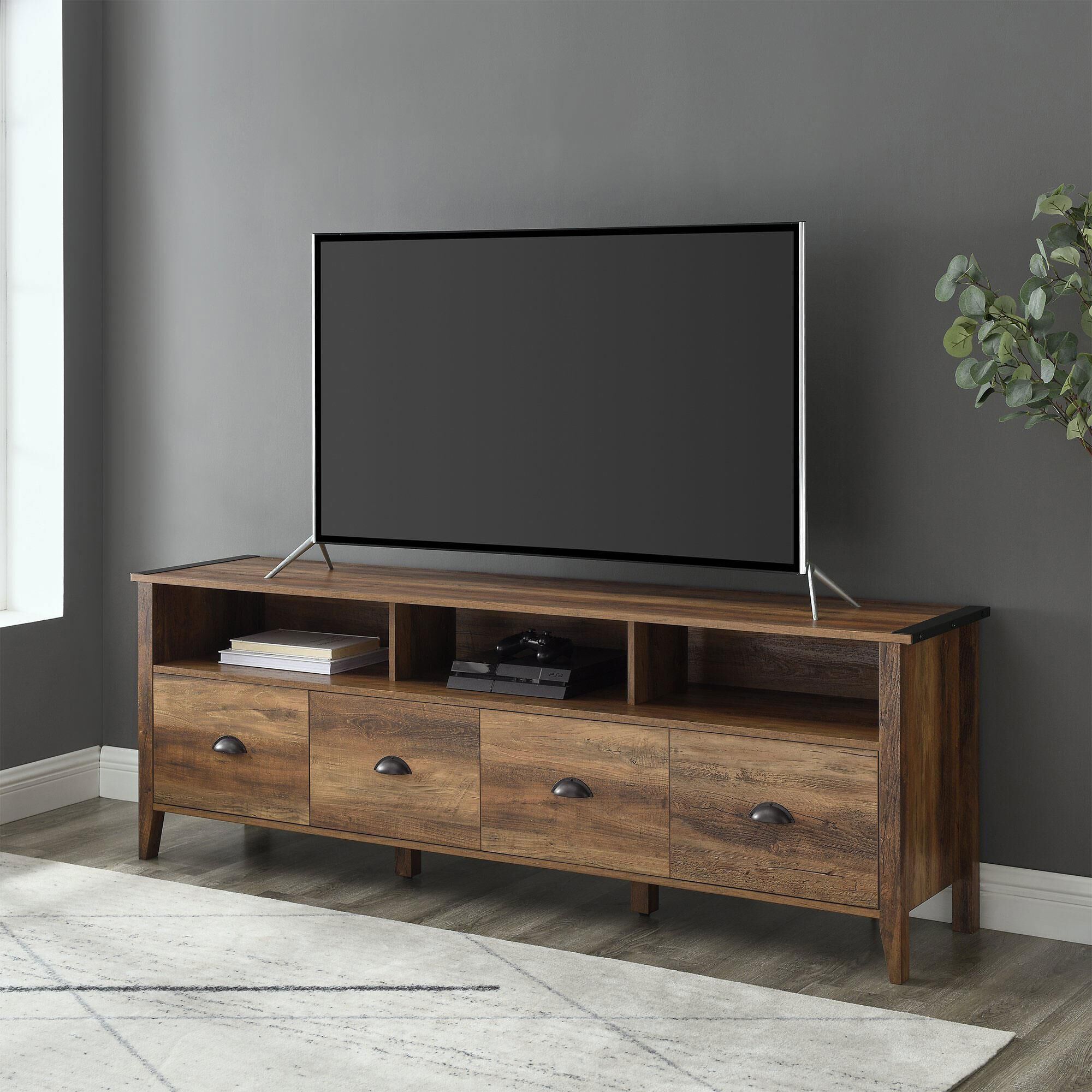 Walker edison rustic tv stand sale