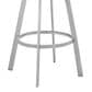 Blue River Chelsea 25" Counter Stool with Slate Gray Cushion in Silver, , large