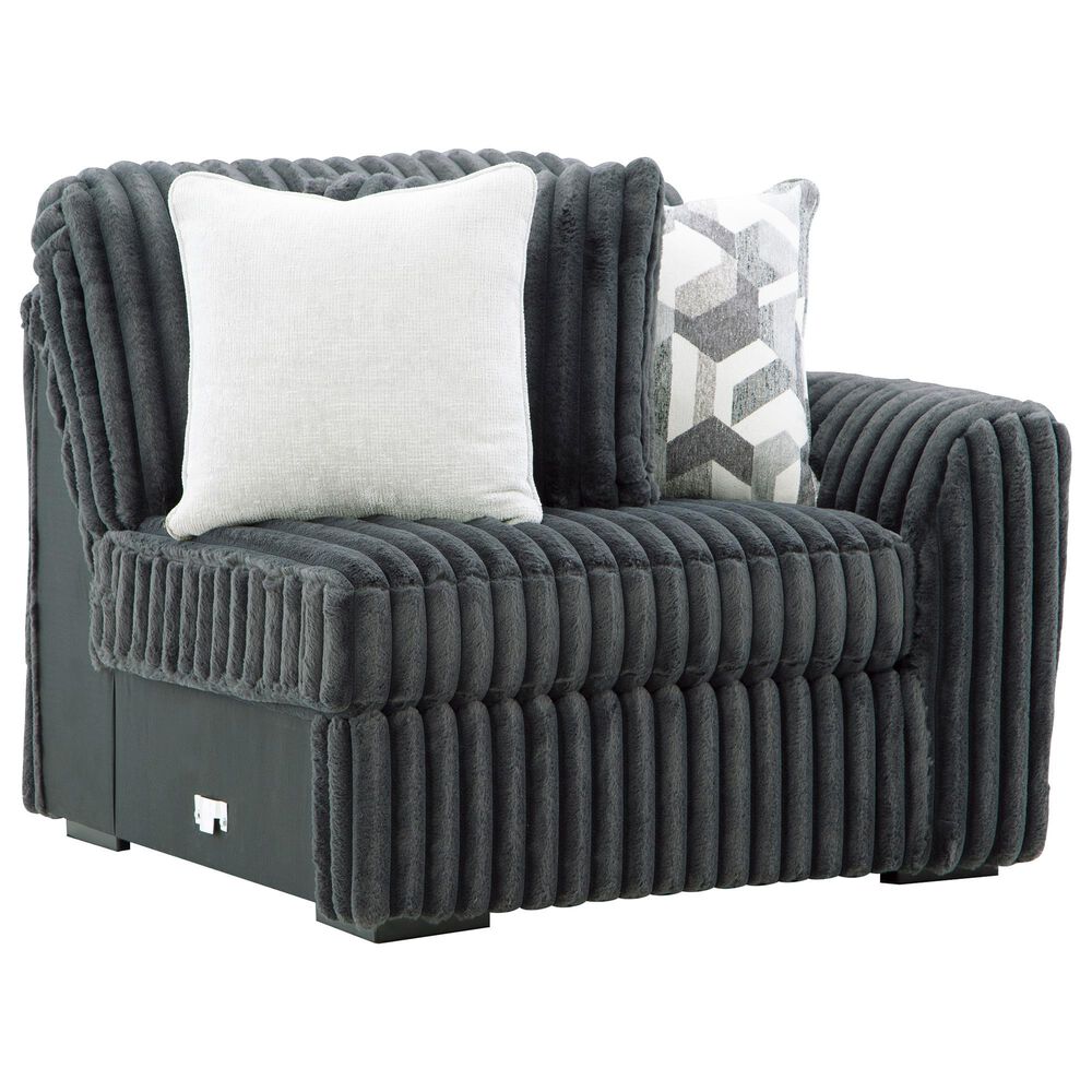 Ashley Midnight-Madness 2-Piece Left Facing Sectional with Chaise in Gunmetal, , large