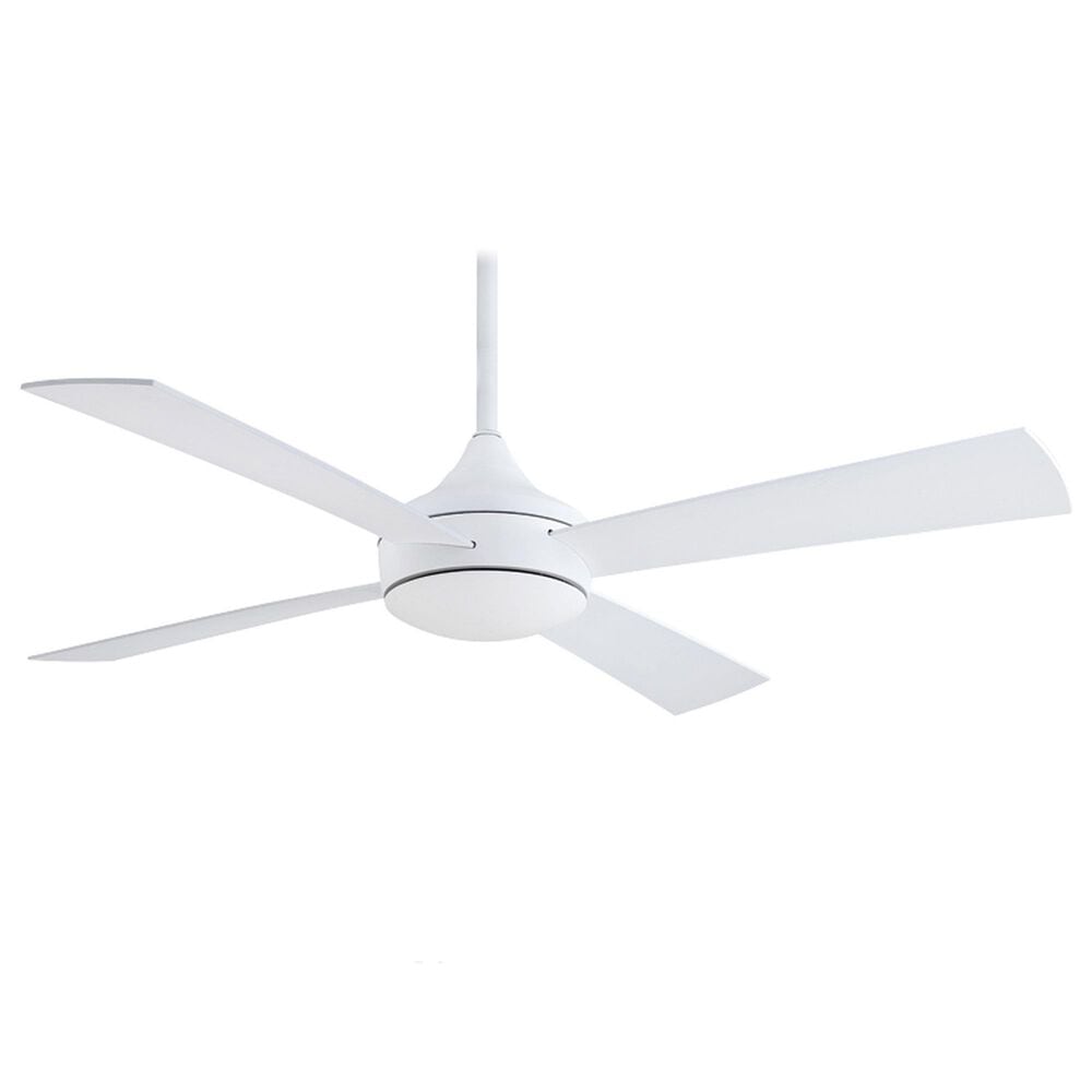 Minka-Aire Aluma Wet 52" Indoor/Outdoor Ceiling Fan with LED Light in Flat White, , large