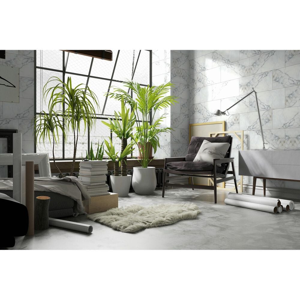 Emser Parkview White 12&quot; x 24&quot; Glossy Porcelain Tile, , large