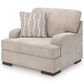 Ashley High Profile Chair and a Half in Taupe, , large