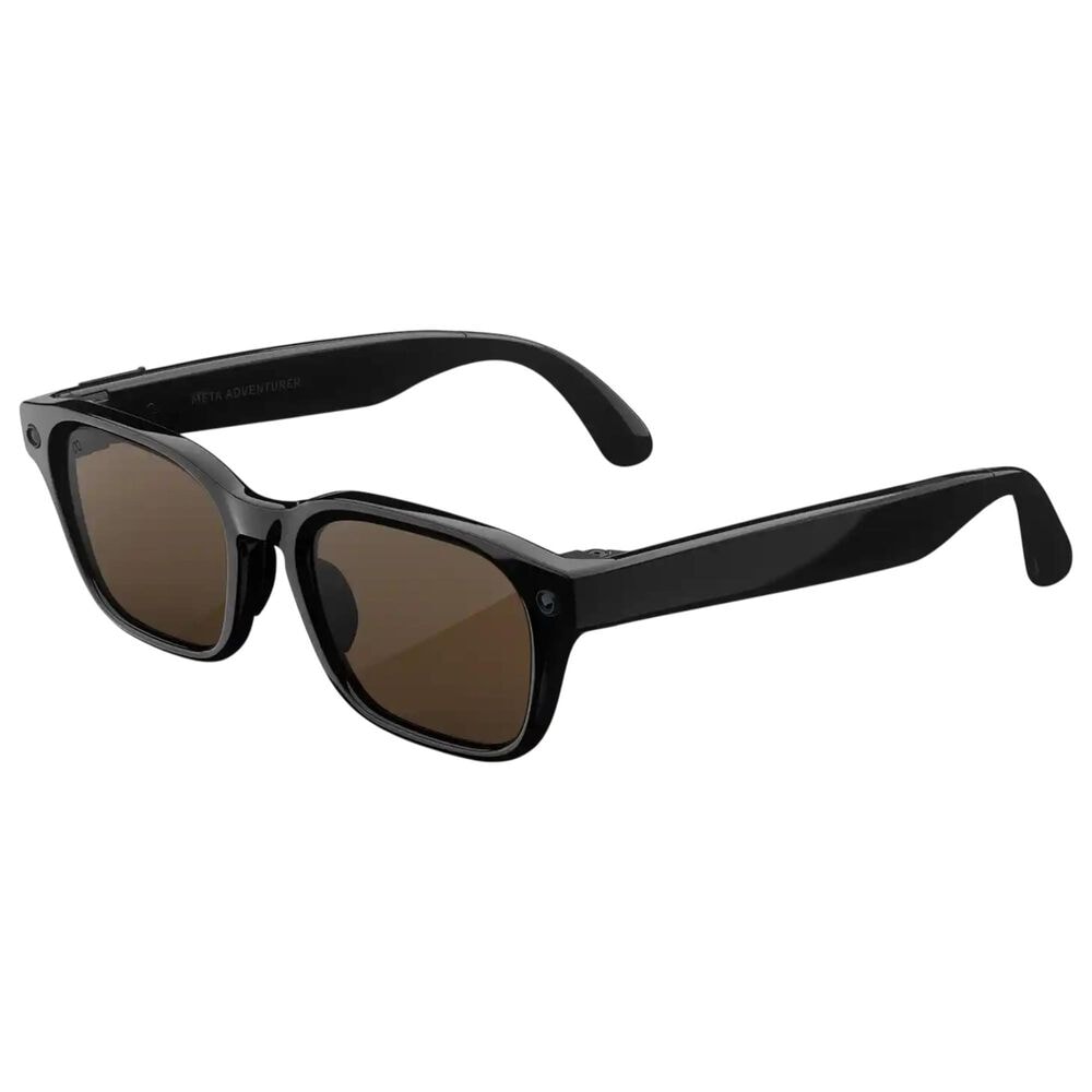 Meta Adventurer Glasses with Brown Lens in Classic Black, , large