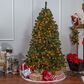 The Gerson Company 7" Pre-Lit Artificial Montana Pine with White Lights in Green, , large