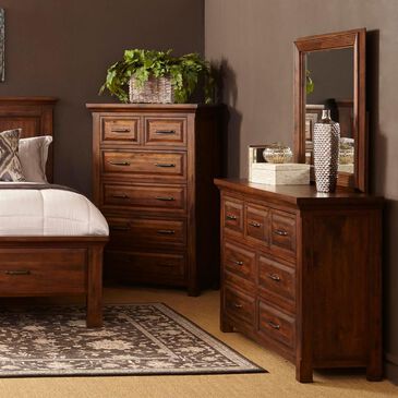 Napa Furniture Design Hill Crest 6 Drawer Chest in Dark Chestnut, , large