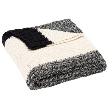 Safavieh Pyrus 50" x 60" Throw in Beige and Dark Grey, , large