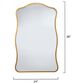 Splendor Living Cranford Wavy Wall Mirror in Antique Brass, , large