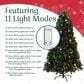 Timberlake 6 ft Christmas Tree with 250 LED Lights in Green, , large