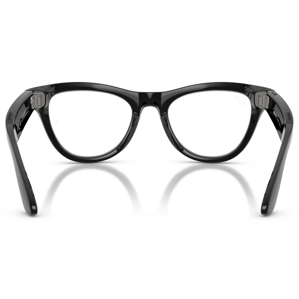 Rayban Glasses Skyler Gen 2 Sunglasses with Clear and Amethyst Transitions Lenses in Shiny Black, , large
