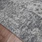 Amer Rugs Zenith 10" x 14" Gray Area Rug, , large