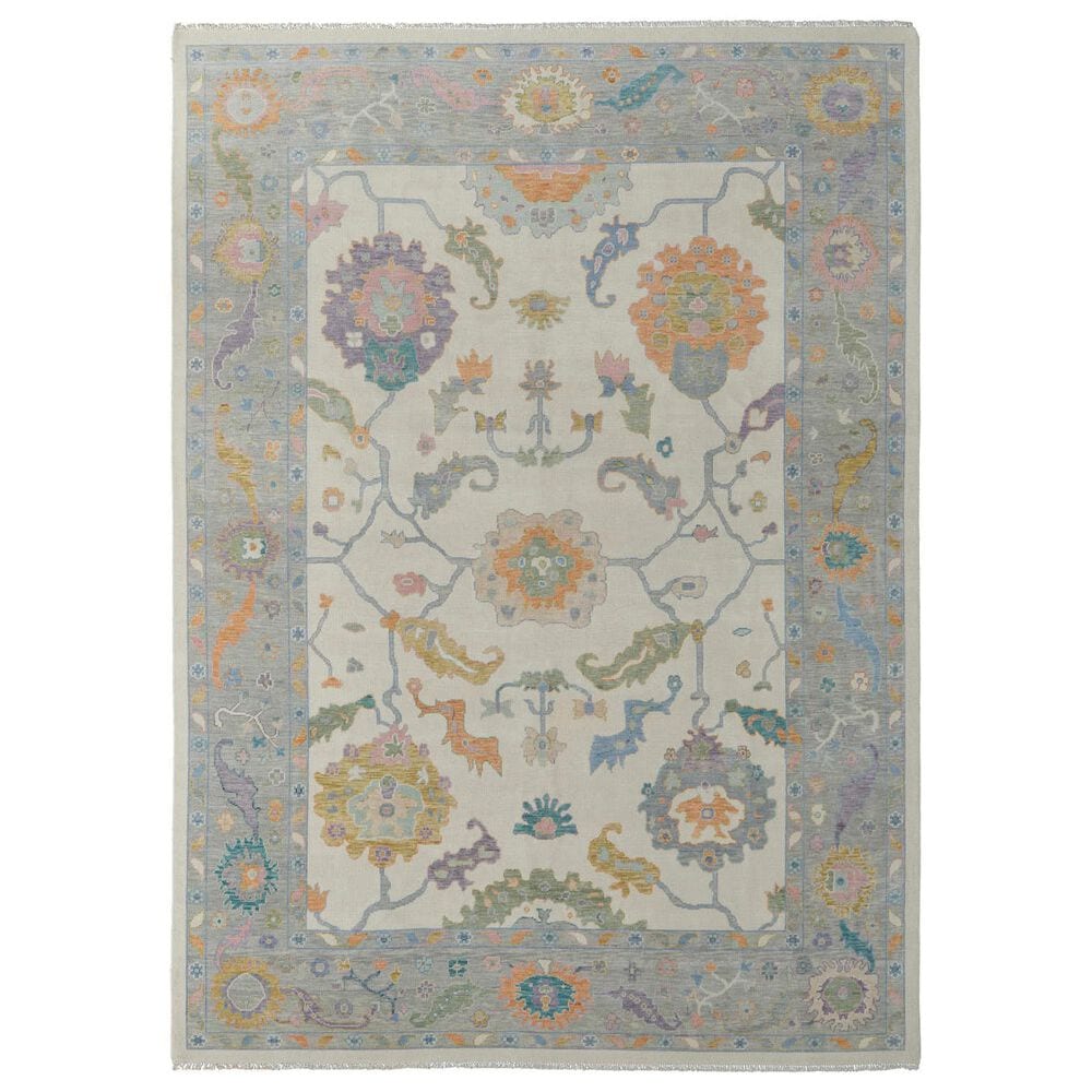 Feizy Karina 8"6" x 11"6" Ivory and Gray Area Rug, , large