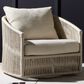 Four Hands Solano Porto Outdoor Swivel Chair in Faye Sand, , large