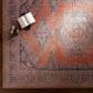 Surya Colin 7"10" x 10"2" Burnt Orange, Blue, Pale Blue and Tan Area Rug, , large