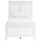Ashley Fortman Twin Panel Bed in White, , large