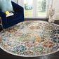 Safavieh Aria 6"6" Round Beige and Multicolor Area Rug, , large