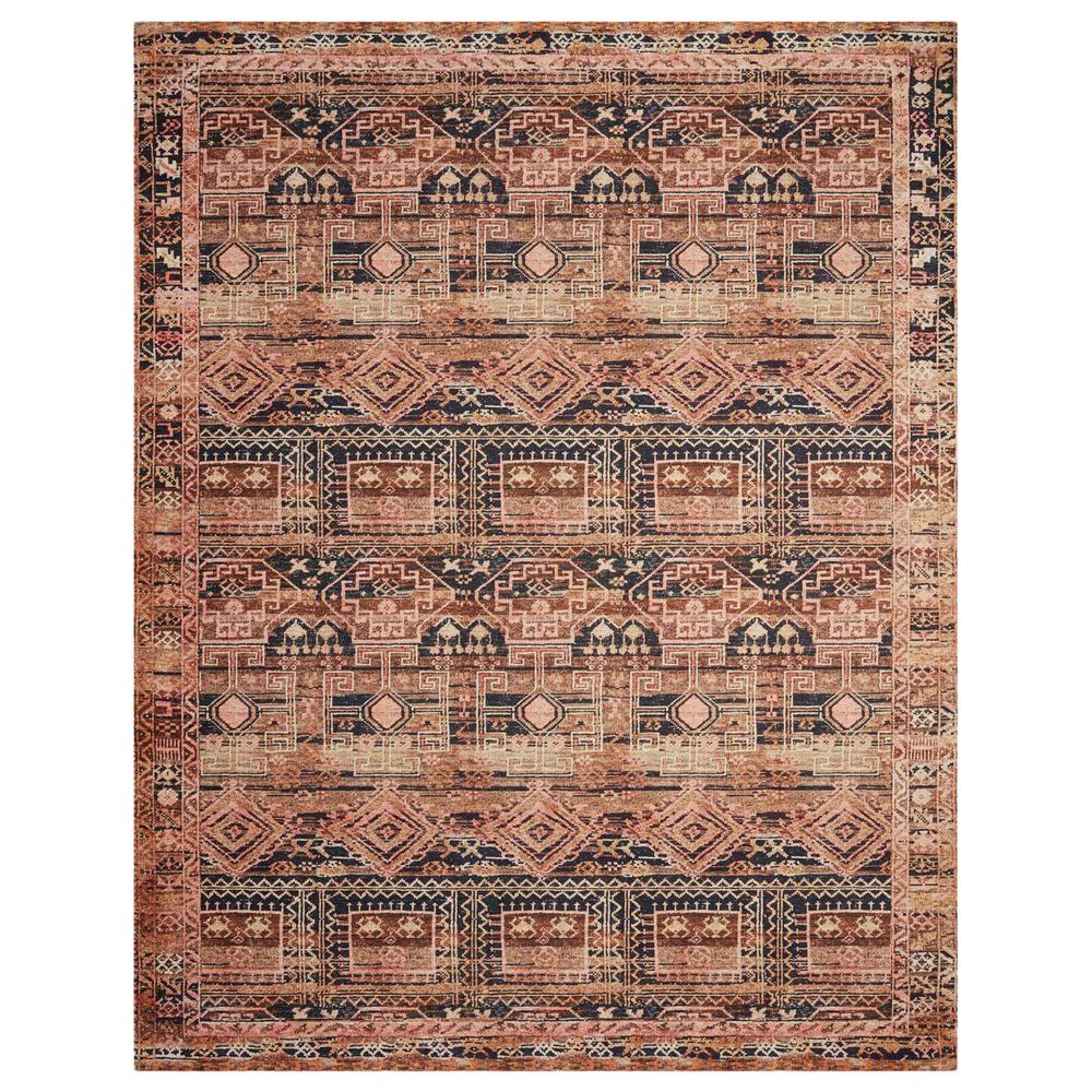 Loloi II Layla  3"6" x 5"6" Mocha and Blush Area Rug, , large