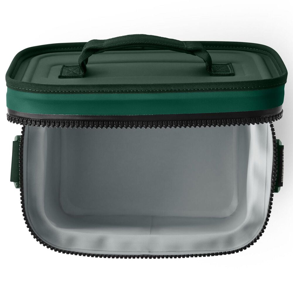 YETI Hopper Flip 8 Soft Cooler in Black Forest Green, , large