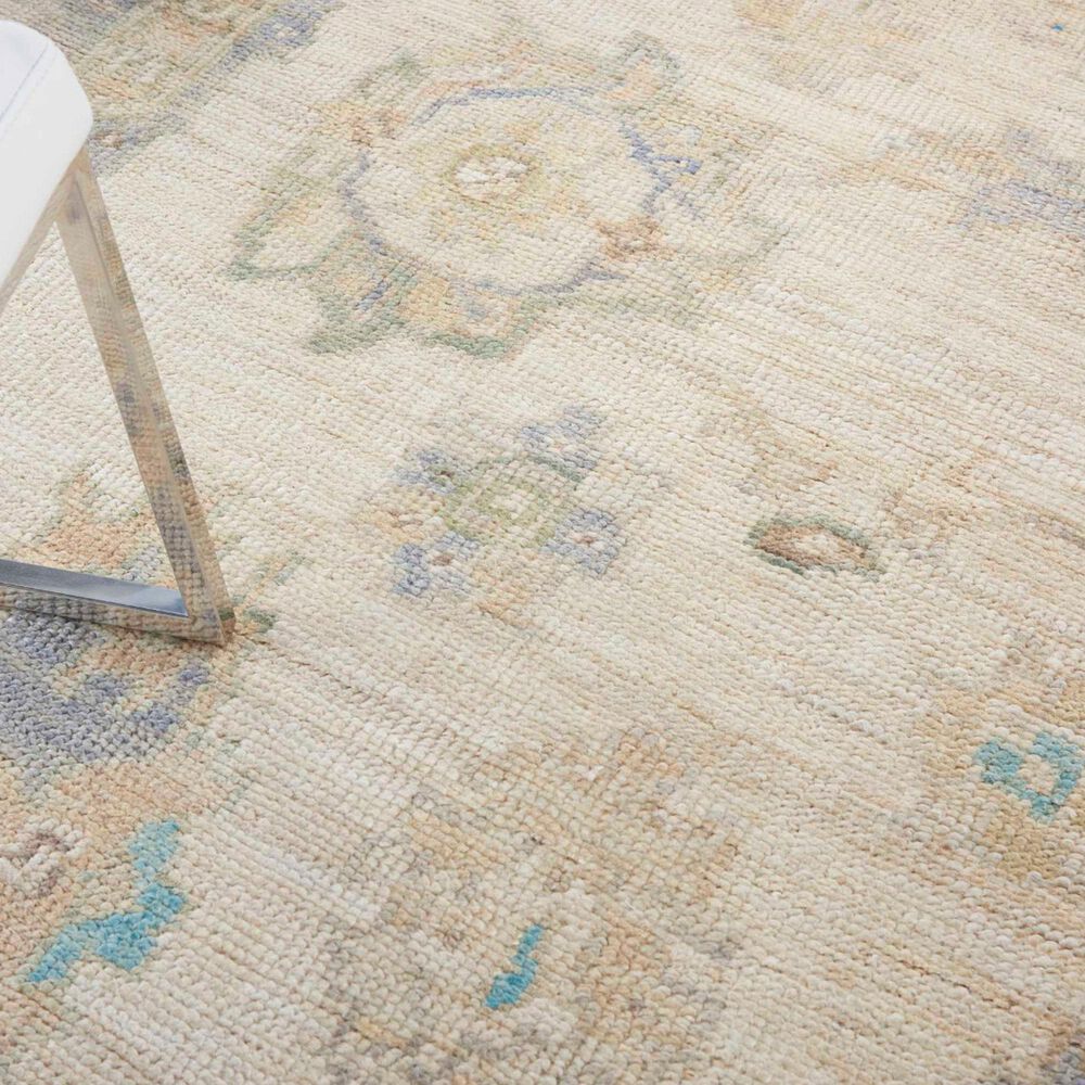 Nourison Odessa Ivory and Grey Multicolor 10' x 14' Area Rug, , large