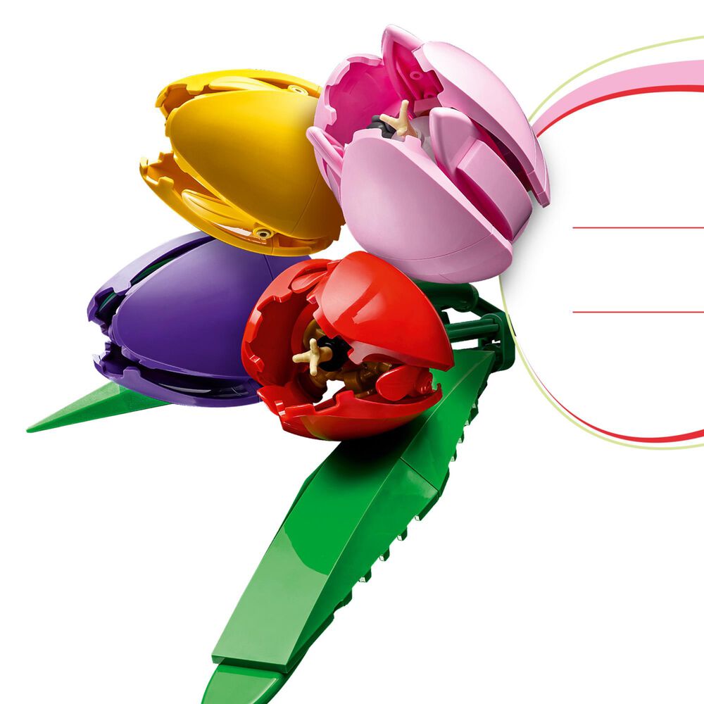 LEGO Botanicals Tulip Bouquet Building Set, , large
