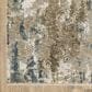 Oriental Weavers Echo Abstract Beige and Blue 5"3" x 7"6" Area Rug, , large