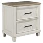 Ashley Shaybrock 4-Piece King Bedroom Set in Antique White and Brown, , large