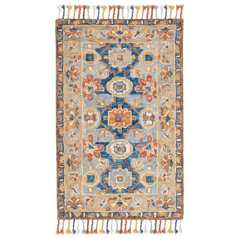 Safavieh Aspen 3' x 5' Gray and Navy Area Rug, , large
