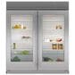 Sub Zero Dual Install Kit with 72" Pro Louvered Grille in Stainless Steel, , large