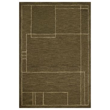 Jeremiah Brent x Loloi Barrow Olive and Natural 2" x 5" Runner, , large