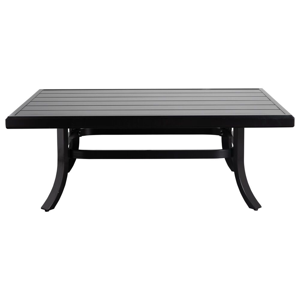 Crown Garden Alexandria 32" x 48" Rectangle Coffee Table in Matte Black, , large