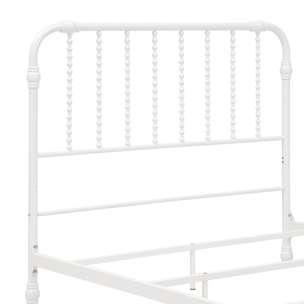 Furniture of America Wren Full Spindle Kids Bed in White, , large