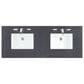 James Martin Vanities Myrrin 60" Double Vanity in Carbon Oak with 3 cm Charcoal Soapstone Quartz Top, , large