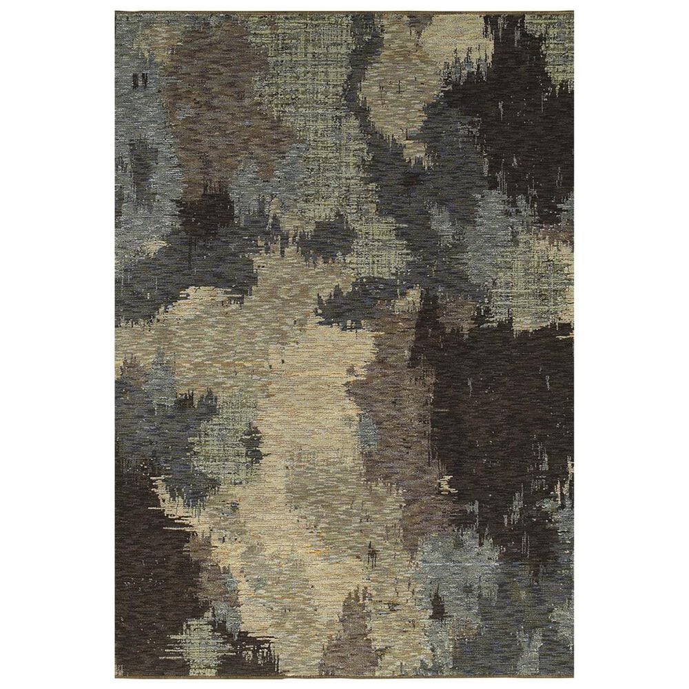 Oriental Weavers Evolution 8011B 3"3" x 5"2" Blue Area Rug, , large