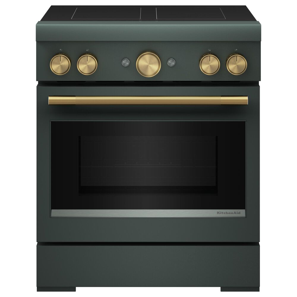KitchenAid 4.1 Cu. Ft. Freestanding Induction Range in Juniper, , large