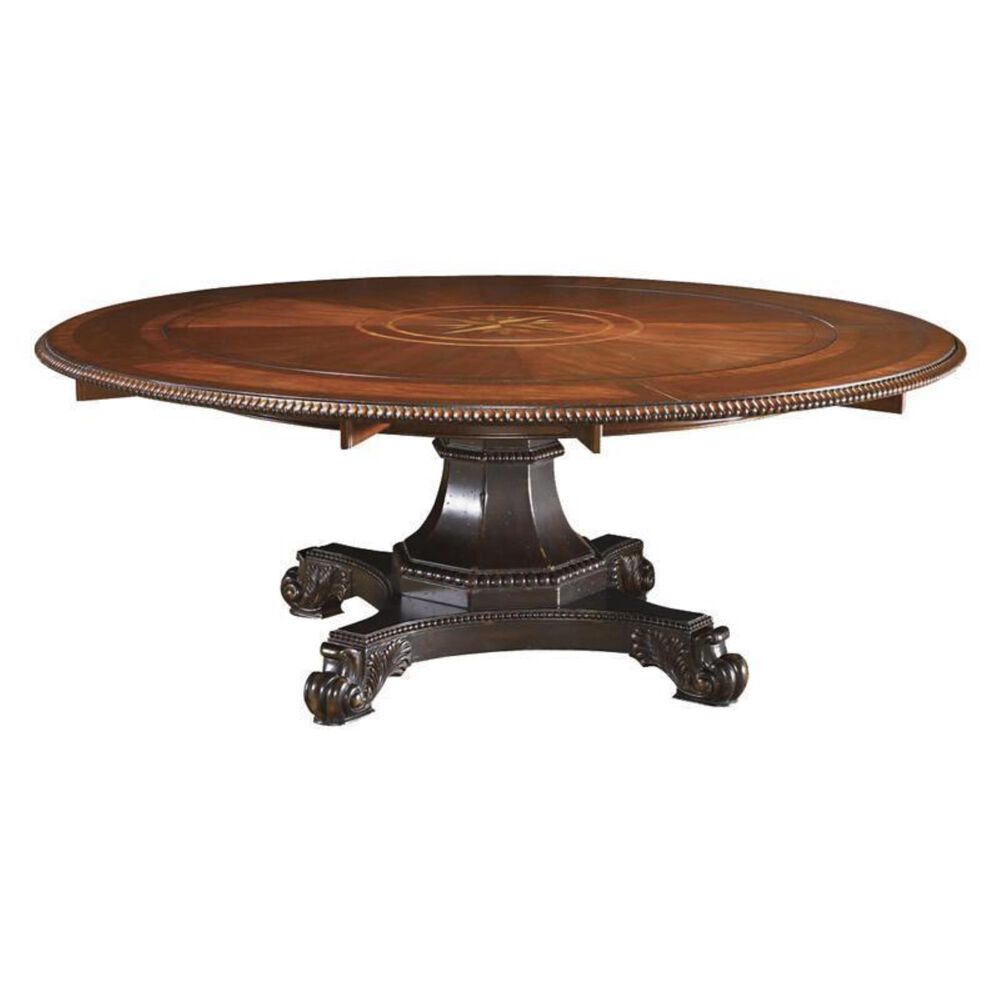 Tommy Bahama Home Kingstown Bonaire Round Dining Table in Tamarind - Table Only, , large