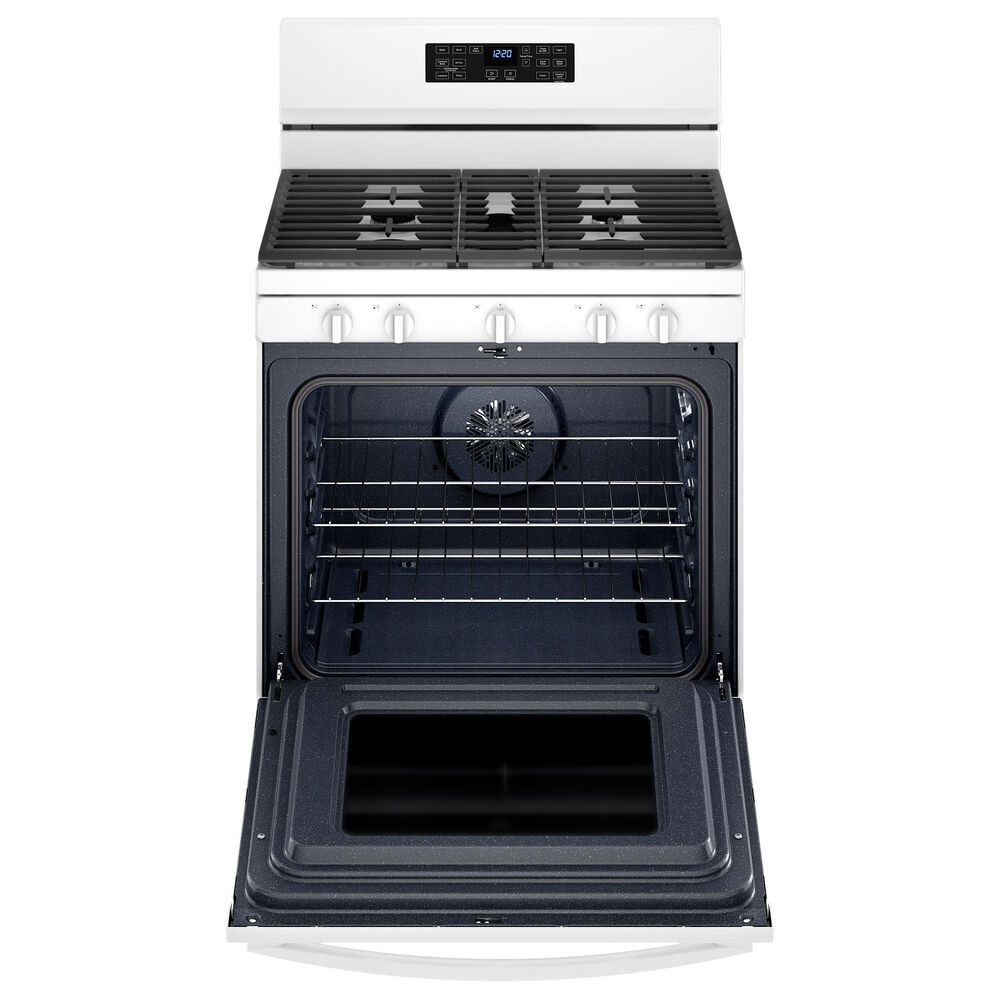 Whirlpool 5 Cu. Ft. Gas Range 5-in-1 Air Fry Oven in White, , large