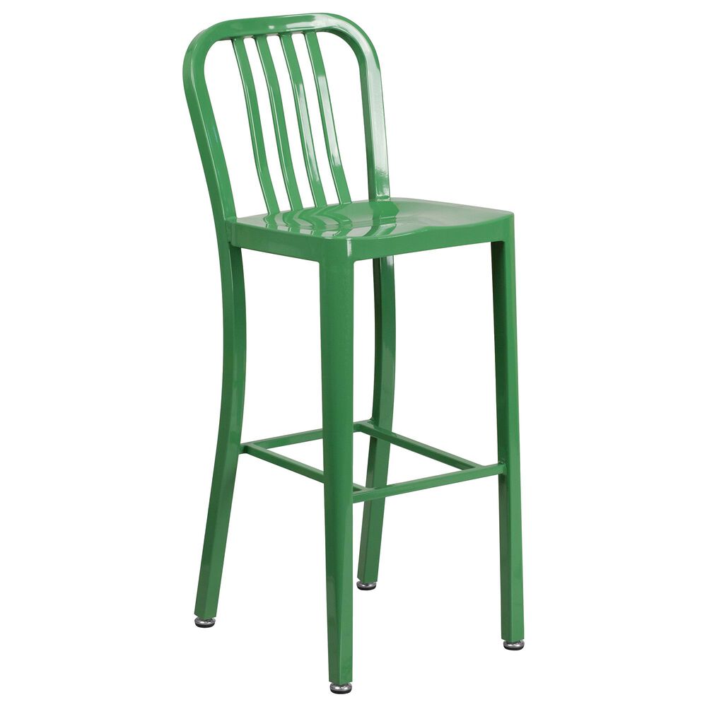 Flash Furniture 30" Barstool in Green, , large