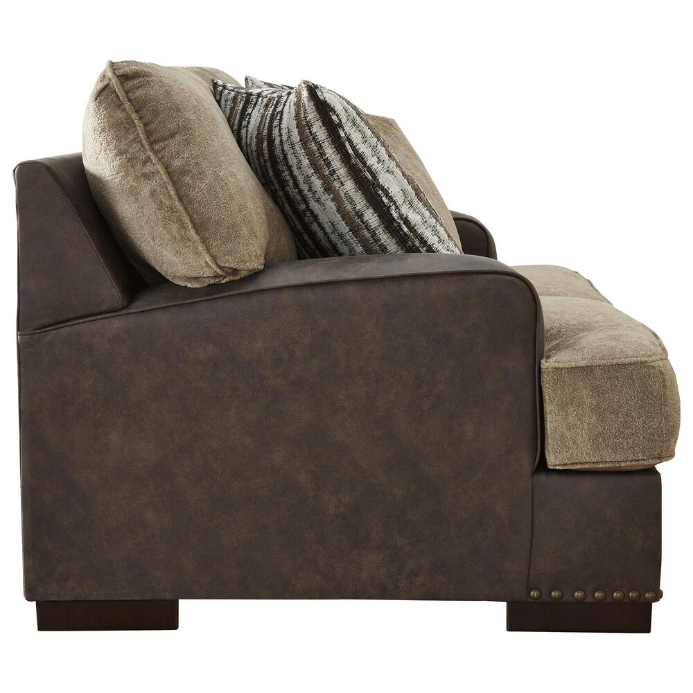Ashley Alesbury Stationary Loveseat in Chocolate, , large