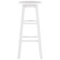 Linon Home Decor Abby 29" Bar Stool in White, , large