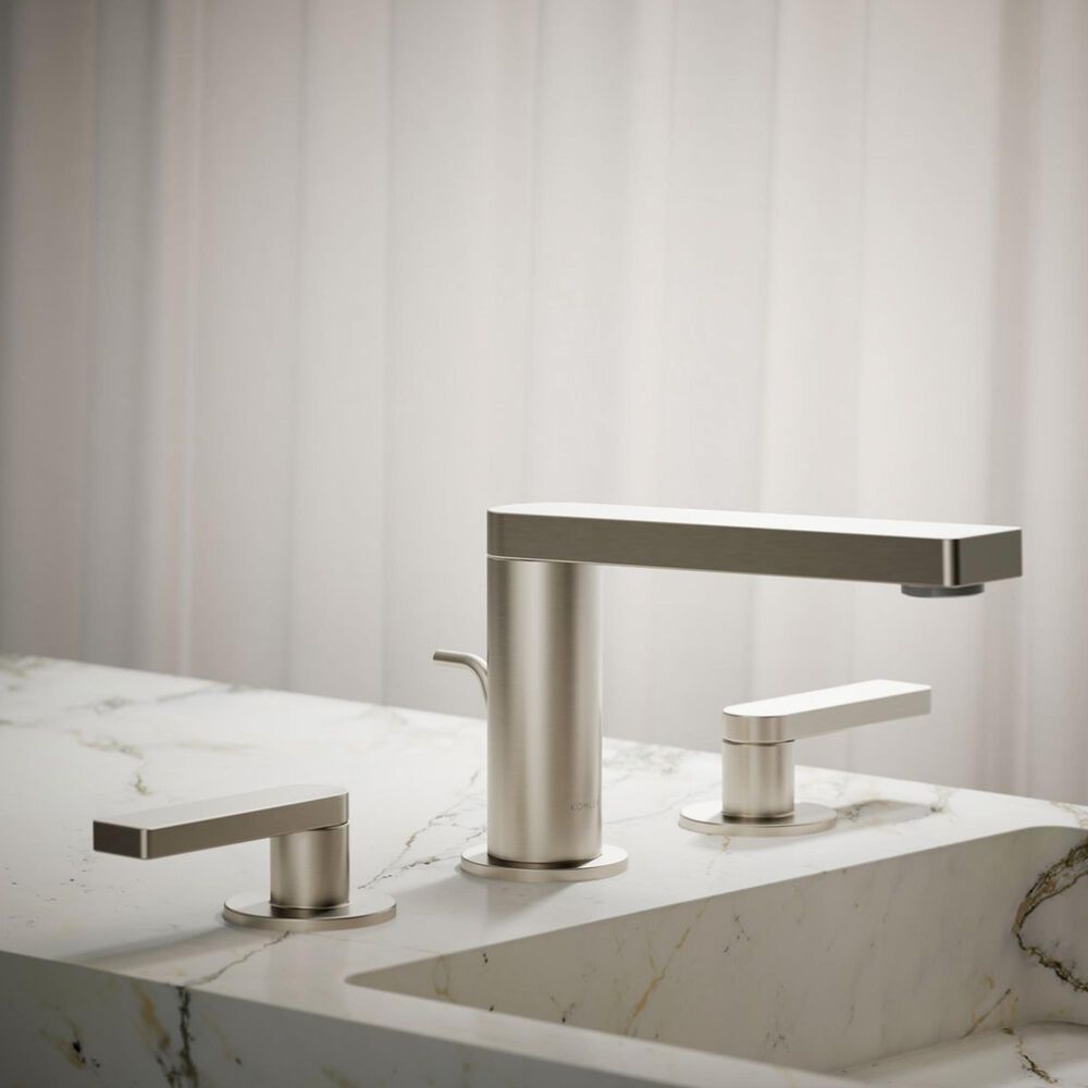 Kohler Composed Widespread Bathroom Sink Faucet in Vibrant Brushed Nickel, , large