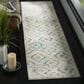 Safavieh Skyler SKY190D 2" x 6" Ivory and Blue Scatter Rug, , large
