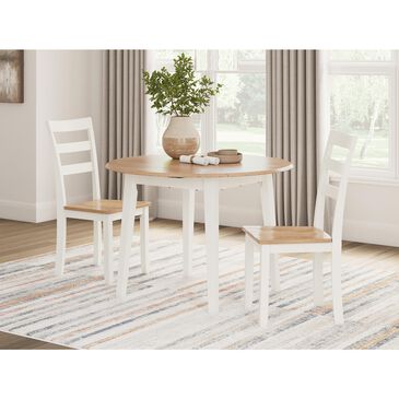 Ashley Gesthaven Side Chair in Natural and White, , large