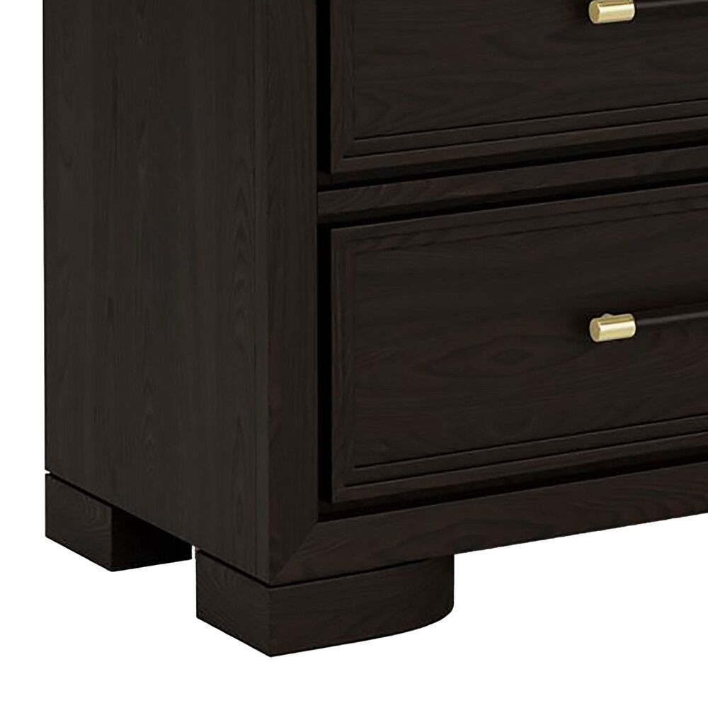 Shannon Hills Lydia 5-Piece Queen Platform Upholstered Bedroom Set in Dark Cabernet, , large