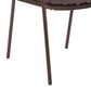 Zuo Modern Rio Outdoor Dining Chair in Brown (Set of 2), , large