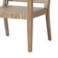 Hearth and Haven Outdoor Wood and Flat Wicker Club Chair in Light Brown (Set of 2), , large