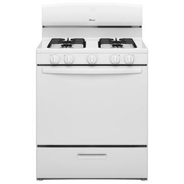 Amana 5.1 Cu. Ft. Freestanding Gas Range in White, , large