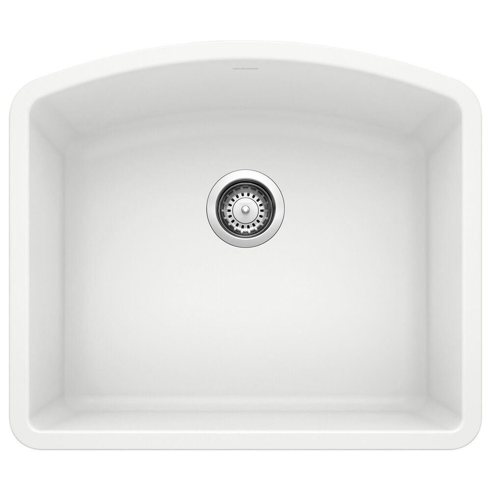 Blanco Diamond 24" Single Bowl Kitchen Sink in White, , large