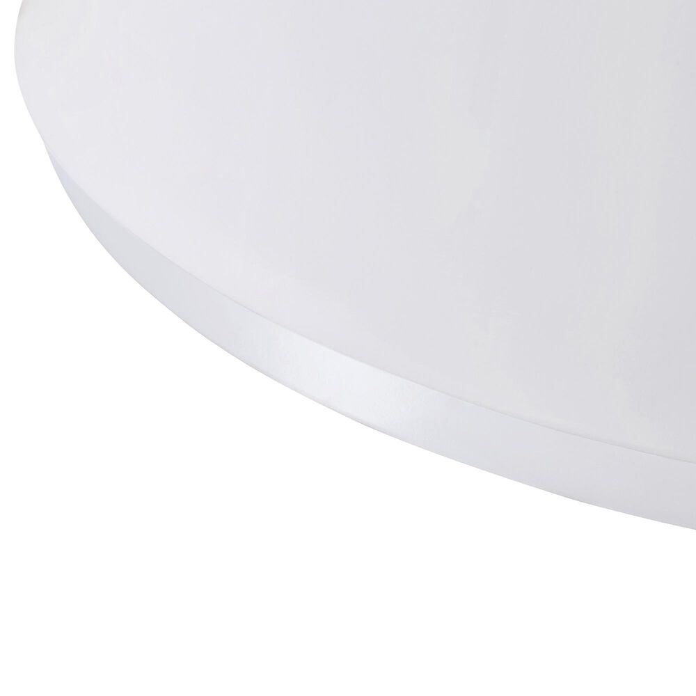 Moe&#39;s Home Collection Otago 54&quot; Round Dining Table in White - Table Only, , large